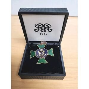 Rex 1980 Men's Ducal Badge Pin New Orleans Mardi Gras Favor fa9555